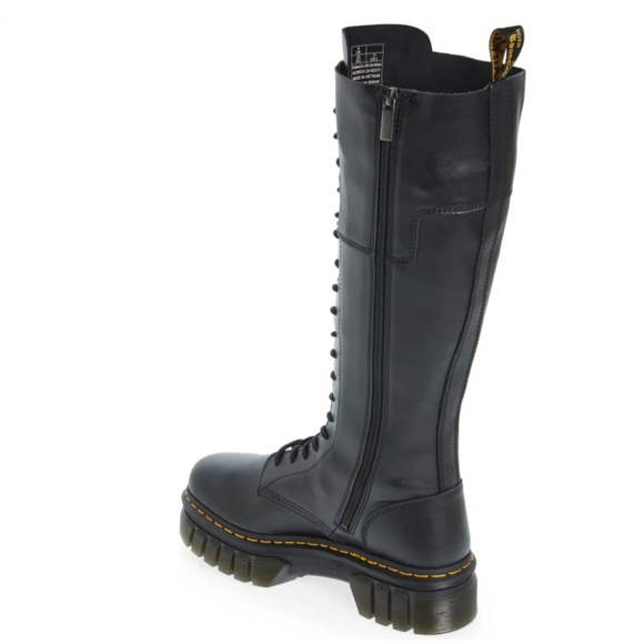 NIB $250 Dr. Martens Audrick Platform Tall Boot in Black - size 10 US / 8 UK! - Picture 2 of 9